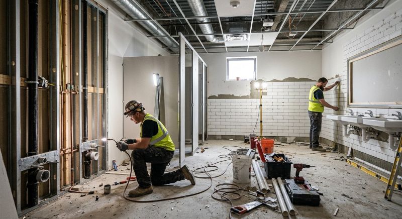 Office Restroom Renovation in Longmont, CO