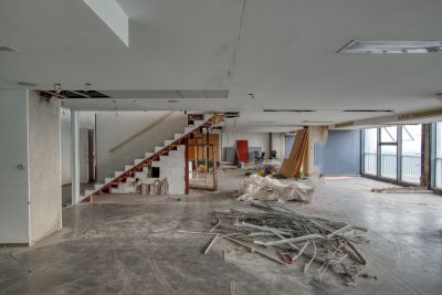 Remove Floors, Fixtures, Walls, and Ceilings!